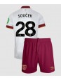 West Ham United Tomas Soucek #28 Ausweichtrikot für Kinder 2024-25 Kurzarm (+ Kurze Hosen)